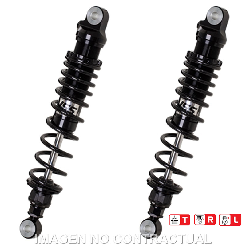 Juego Amortiguadores Traseros YSS Gas Top Line Royal Enfield Bullet 500