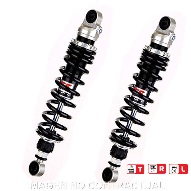 Juego Amortiguadores Traseros YSS Gas Top Line Suzuki VS 1400 Int