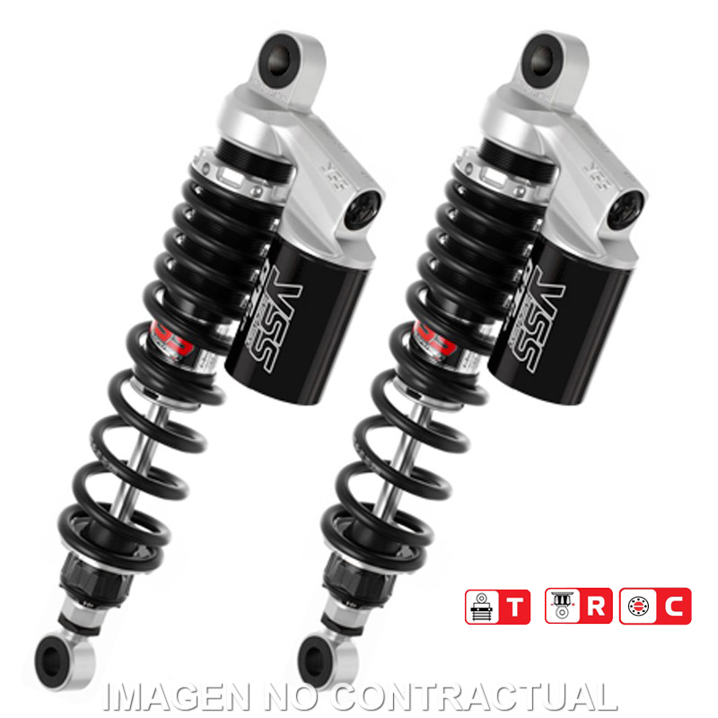 Juego Amortiguadores Traseros YSS Gas Top Line c/Botella superior Suzuki LS 650 Savage