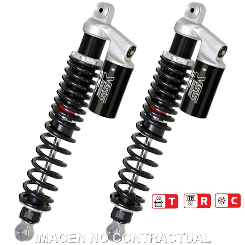 Juego Amortiguadores Traseros YSS Gas Top Line c/Botella superior KTM MC 400