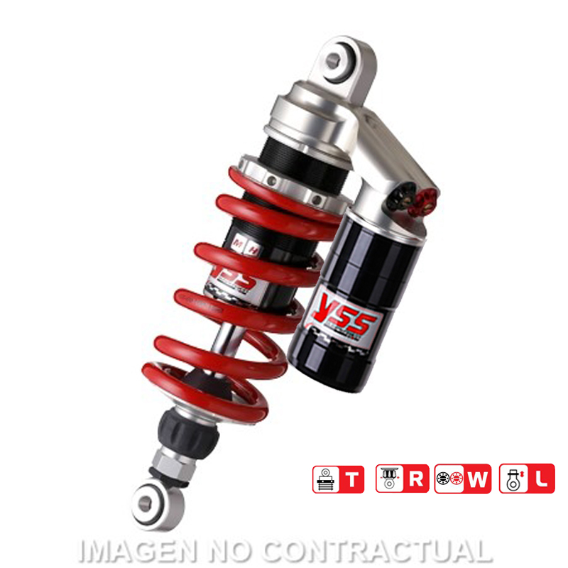 Amortiguador Trasero YSS Gas Top Line c/Botella superior CBR 1000 RR