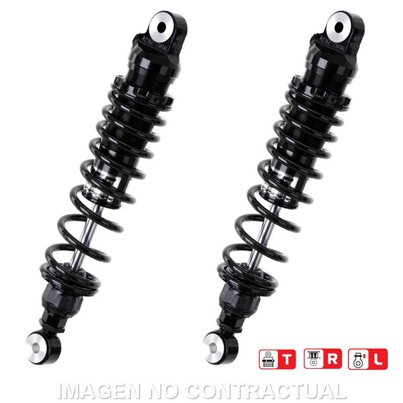 Juego Amortiguadores Traseros YSS Black Edition Gas Top Line BMW R 100