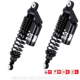 Juego Amortiguadores Traseros YSS Black Edition Gas Top Line c/Botella superior Triumph Scrambler
