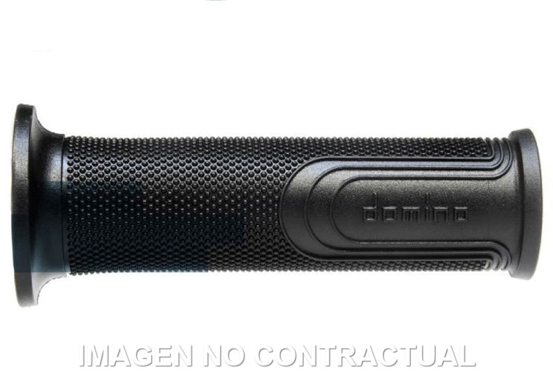 Puños Domino On Road Style Negro Abiertos D 22 mm L 120mm