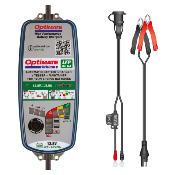 Cargador/Mantenedor de baterías Optimate Lithium TM-390 - Imagen 4