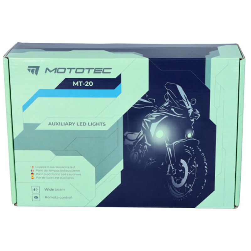 LUCES AUXILIARES LED MOTOTEC MT-20 HOMOLOGADAS - Imagen 4