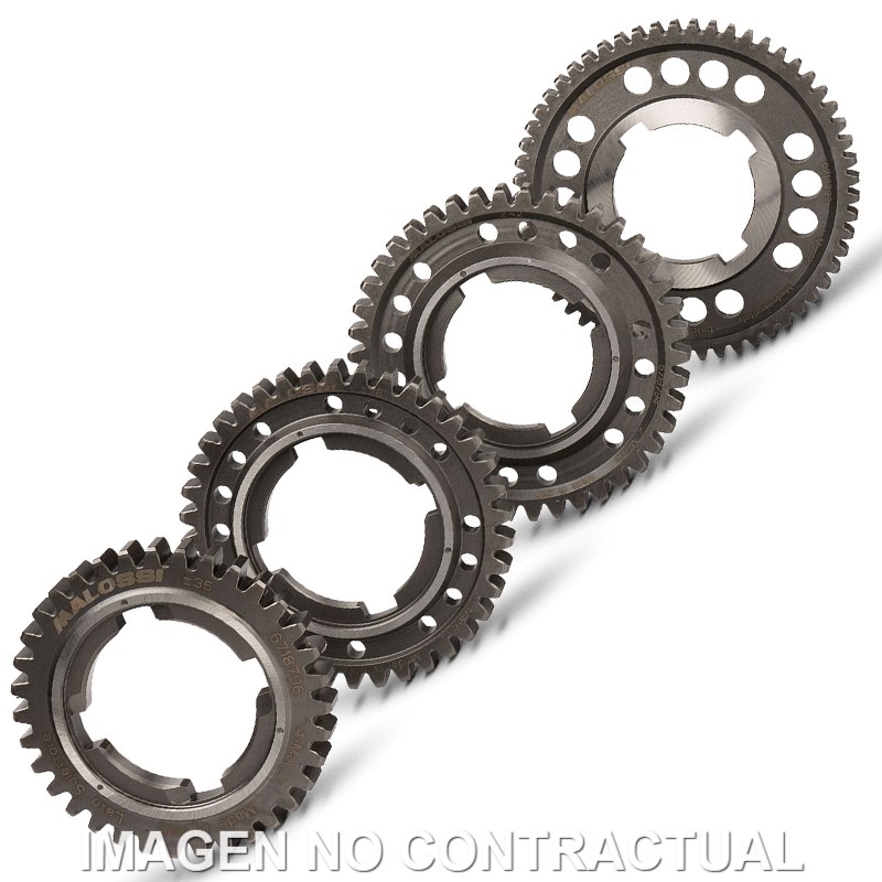 CONJUNTO RUEDAS DENTADAS MALOSSI CAMBIO VESPA PX