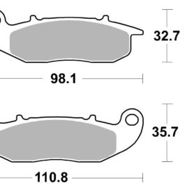 Pastilla de freno SBS P228-HF