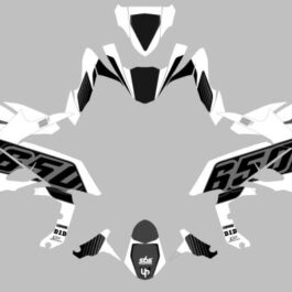 Kit Deco UP Maximize Negro-Blanco Kawasaki Z650