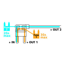 ROBACORRIENTES PARA FUSIBLE LAMINAR MICRO LAMPA 12/24V