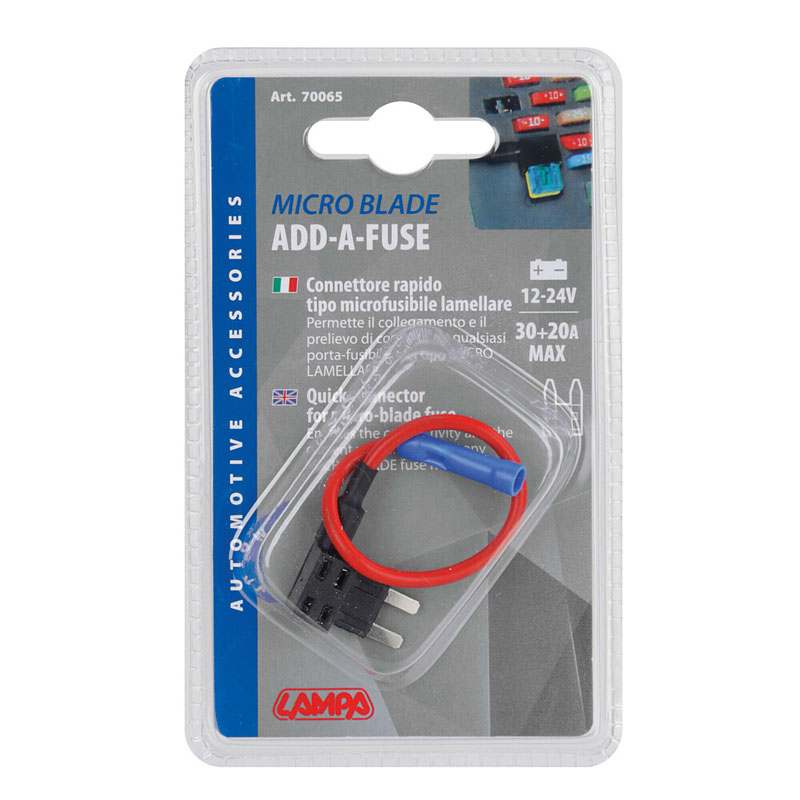 ROBACORRIENTES PARA FUSIBLE LAMINAR MICRO LAMPA 12/24V - Imagen 3