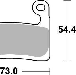 Pastilla de freno SBS P960-DS2