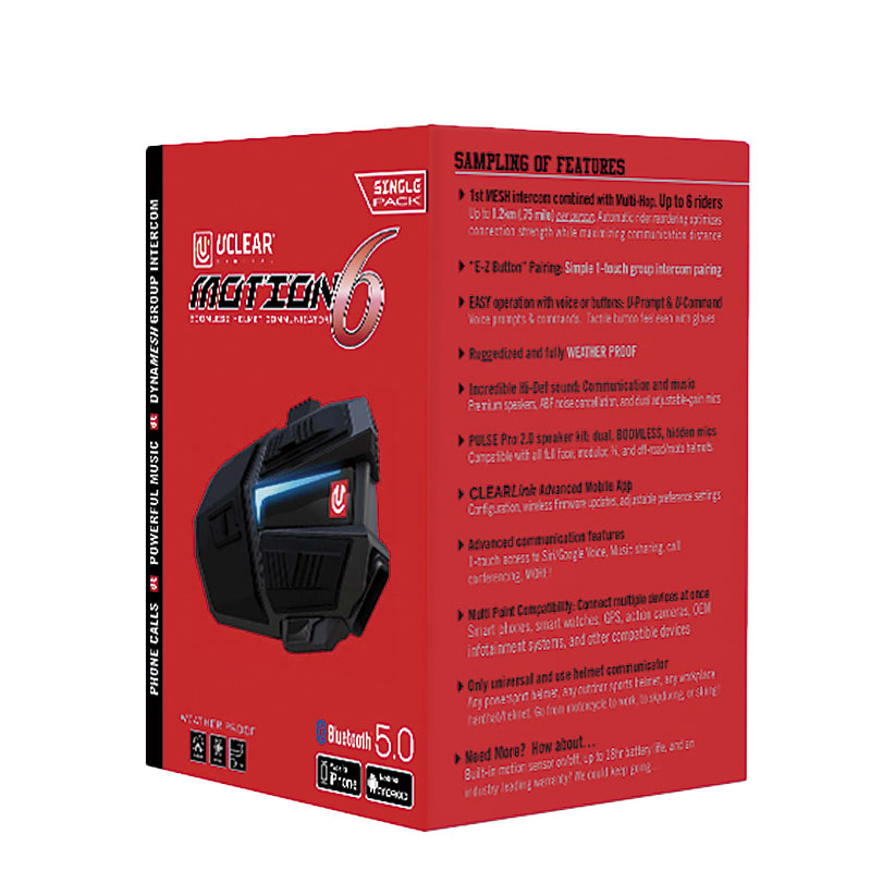 INTERCOMUNICADOR U-CLEAR MOTION 6 S - Imagen 3