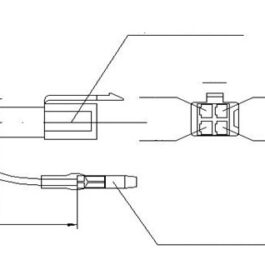 Kit llaves contacto (4 PINS), guantera y depósito YAMAHA AEROX 50