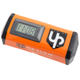 Protector manillar Up design con reloj integrado color naranja + funda negra