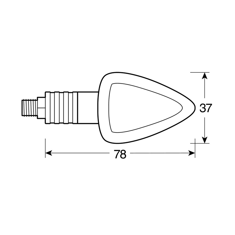 INTERMITENTES LAMPA FOCAL 21W NEGRO - Imagen 2