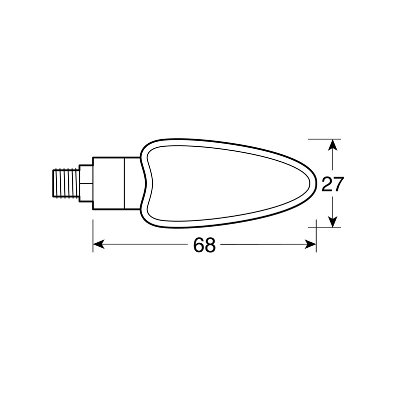 INTERMITENTES LAMPA ARROW HALO 21W NEGRO - Imagen 2