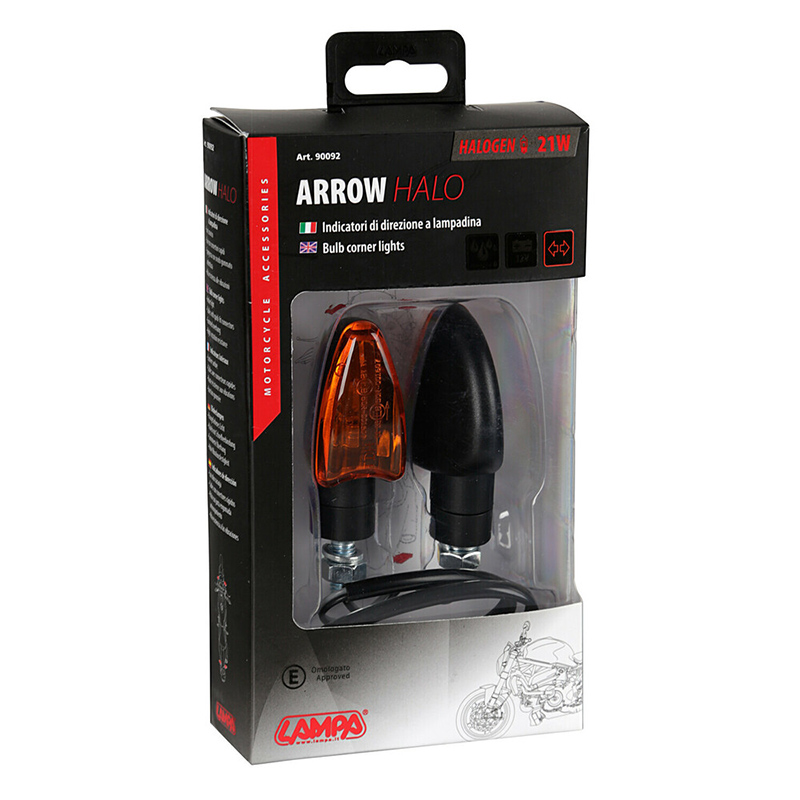 INTERMITENTES LAMPA ARROW HALO 21W NEGRO - Imagen 3