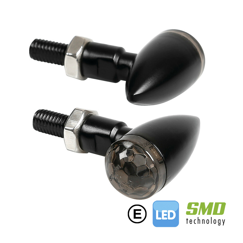 INTERMITENTES DE LED LAMPA DROP NEGRO