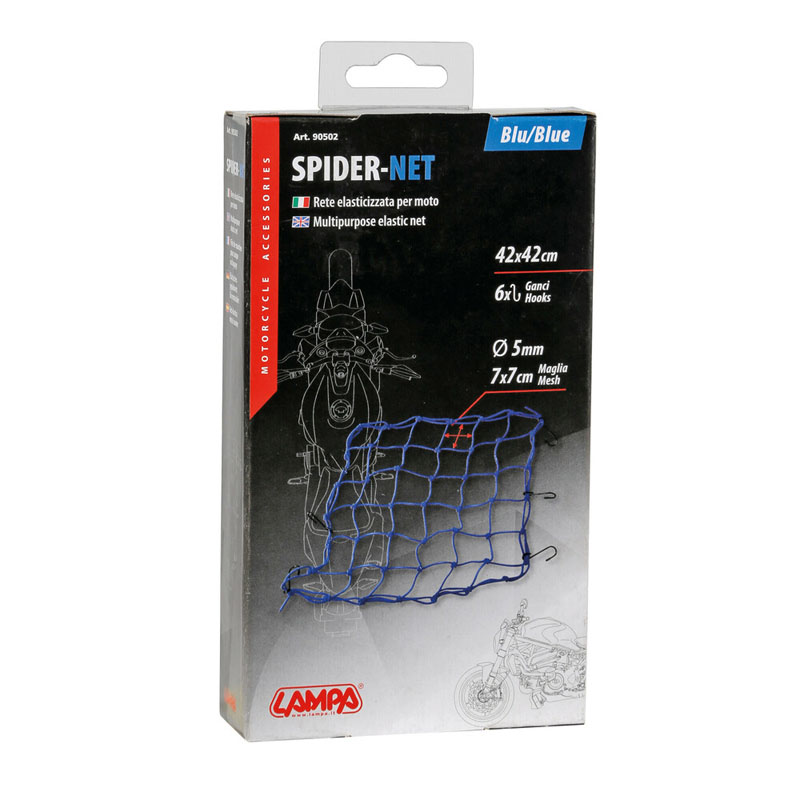 RED ELÁSTICA LAMPA SPIDER AZUL - Imagen 2
