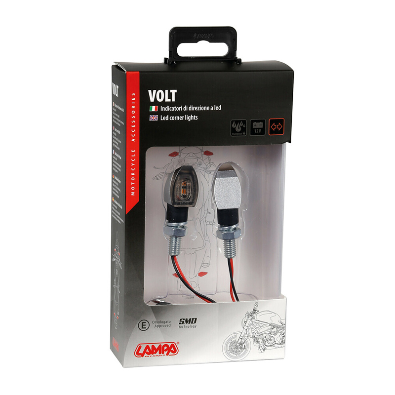 INTERMITENTES DE LED LAMPA VOLT PLATA - Imagen 3