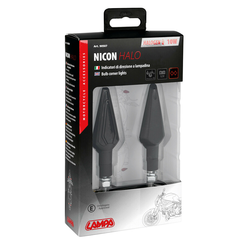 INTERMITENTES LAMPA NICON HALO 10W NEGRO - Imagen 3