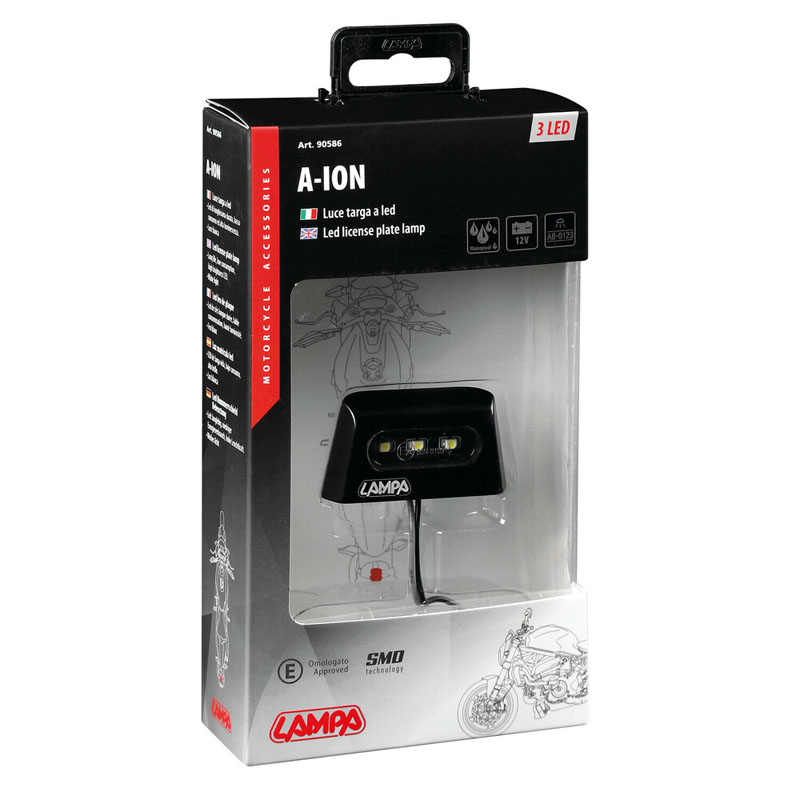 LUZ MATRÍCULA LAMPA A-ION CON 3 LED SMD 12V - Imagen 3