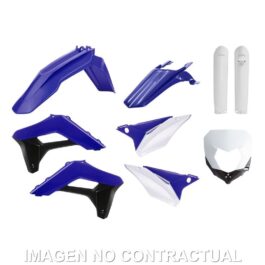 Kit completo de plásticos Polisport para Sherco SE-R/SEF-R(17/23) OEM color azul – blanco (enduro)