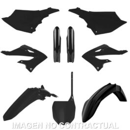 Kit completo de plásticos Polisport de restyling para Yamaha YZ125/250(22/24) color negro (MX)