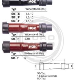 Pipa de Bujía NGK SD05F
