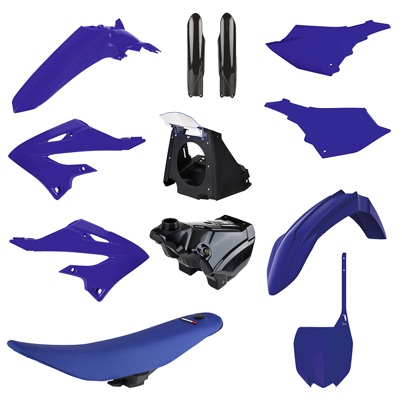 Kit completo de plásticos Polisport de restyling para Yamaha YZ125/250(02/21) 22' style OEM color Azul (MX)