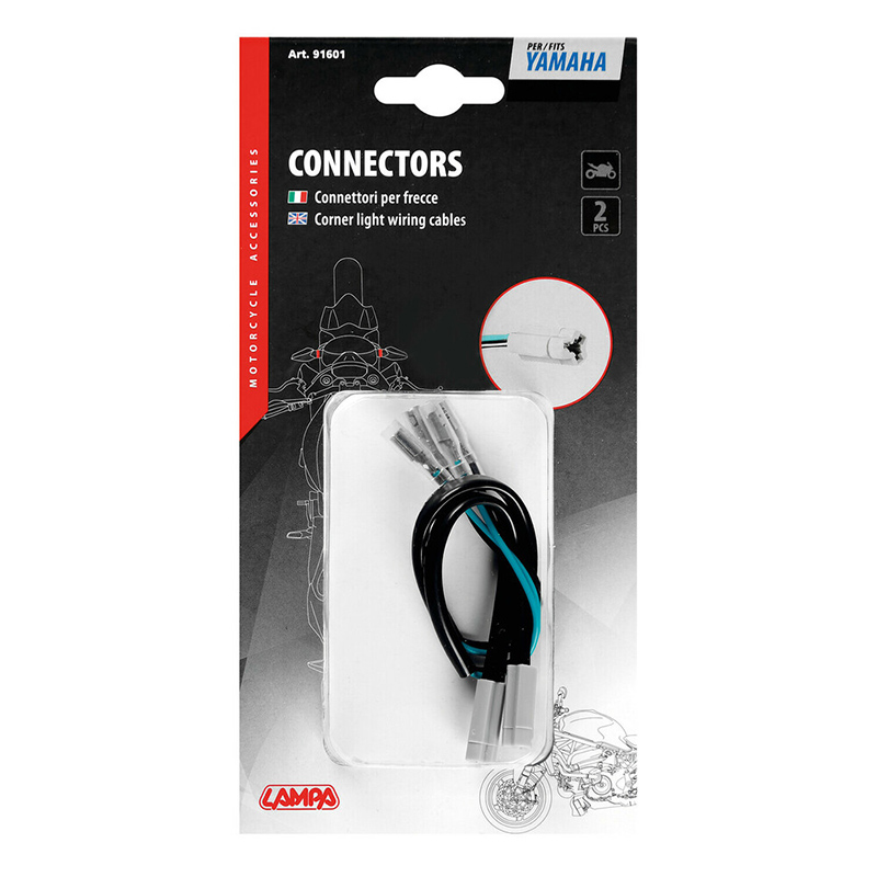 CONECTORES PARA INTERMITENTES LAMPA (2 UDS) COMPATIBLE PARA YAMAHA - Imagen 3