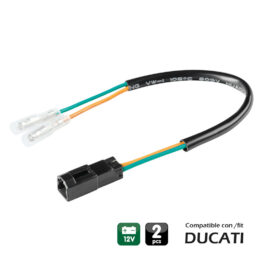 CONECTORES PARA INTERMITENTES LAMPA (2 UDS) COMPATIBLE PARA DUCATI (TYPE 1)