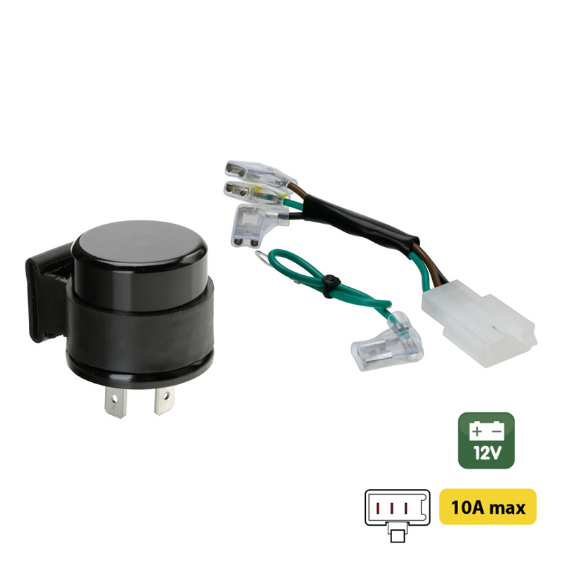INTERMITENCIA ELECTRÓNICA LAMPA FLASHER 3 PIN PLUG & PLAY 12V 10A