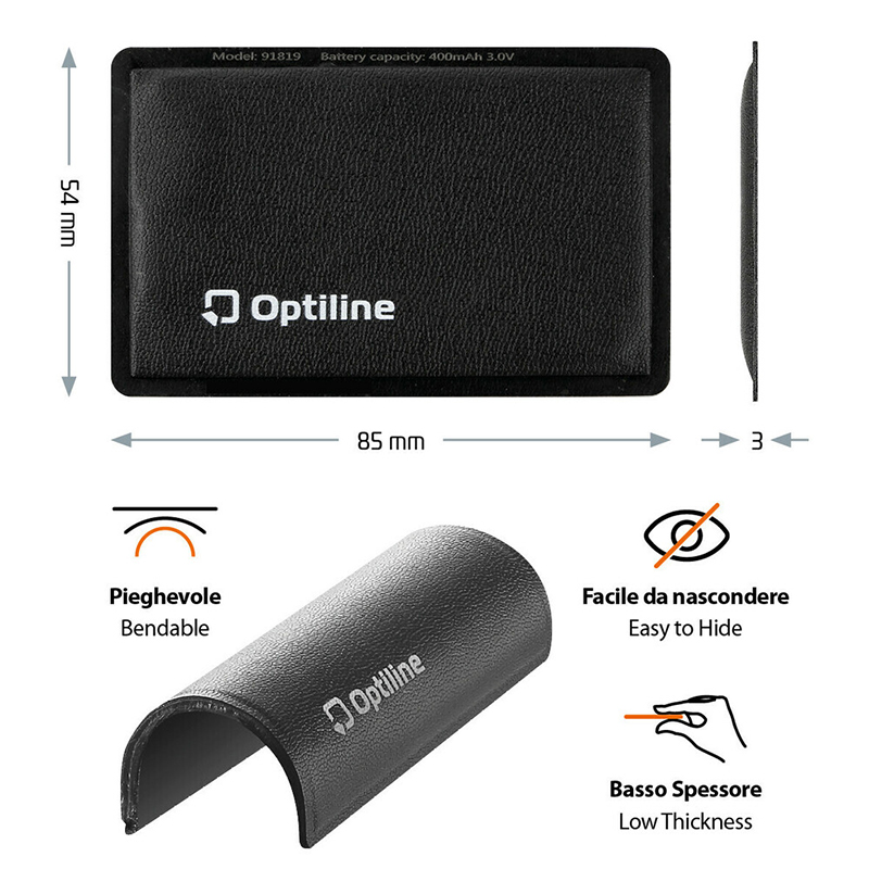 OPTITRACKER FLEX LOCALIZADOR PLEGABLE, ADHESIVO, ULTRADELGADO - Imagen 2