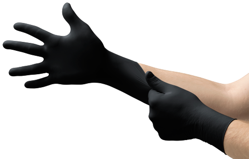 GUANTES ANSELL NITRILO MICROFLEX MIDKNIGHT TOUCH 93-732 (medida L)