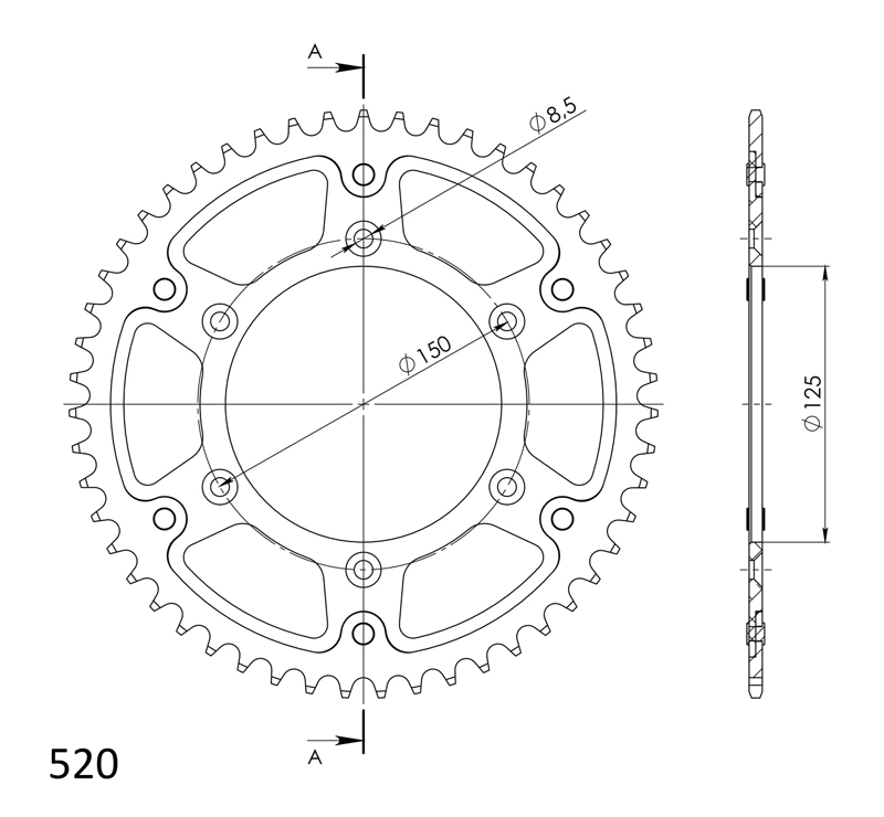 Corona Supersprox Aluminio Naranja 51 D - Imagen 2