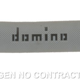 Puños Domino On Road Gris – Negro Abiertos D 22 mm L 120-125 mm