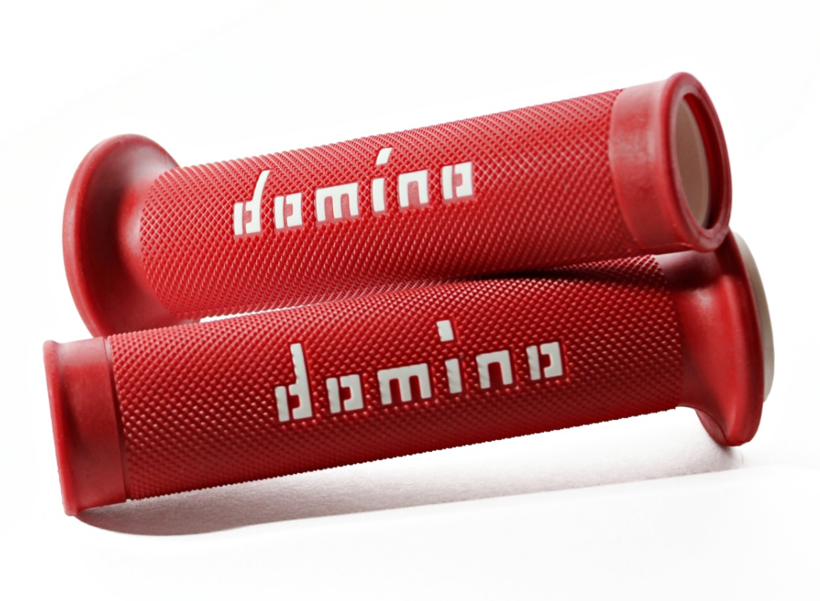 Puños Domino On Road rojo y blanco - Imagen 2