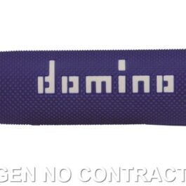 Puños Domino ATV Azul – Blanco Cerrados