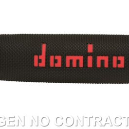 Puños Domino Trial Negro – Rojo Cerrados D 22 mm L 125 mm
