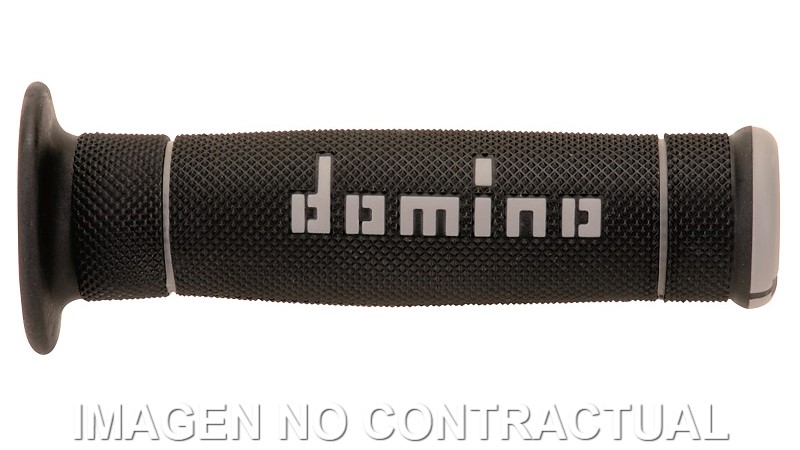Puños Domino Trial Negro - Gris Cerrados D 22 mm L 125 mm