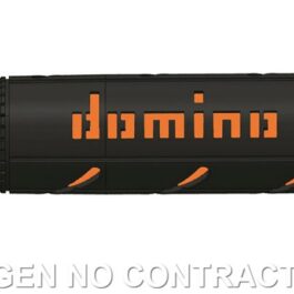 Puños Domino XM2 Super soft Negro – Naranja Abiertos D 22 mm L 120-125 mm