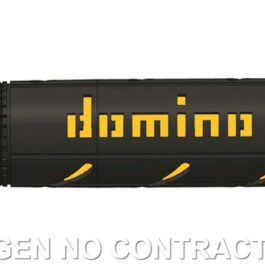 Puños Domino XM2 Super soft Negro – Amarillo Abiertos D 22 mm L 120-125 mm