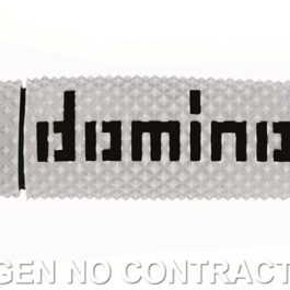 Puños Domino DSH OFF Road Blanco – Negro Cerrados D 22 mm L 120 mm