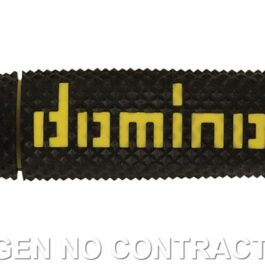 Puños Domino DSH OFF Road Negro – Amarillo Cerrados D 22 mm L 120 mm