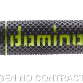 Puños Domino DSH OFF Road Negro – Amarillo Fluor Cerrados D 22 mm L 120 mm