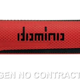 Puños Domino Turismo Rojo/Negro Abiertos D 22 mm L 120 mm