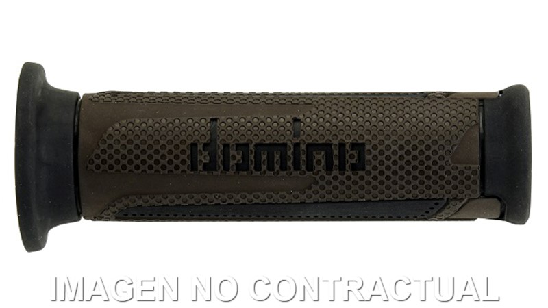 Puños Domino Turismo Marrón-Negro Abiertos D 22 mm L 120 mm