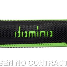 Puños Domino Turismo Antracita-Verde Abiertos D 22 mm L 120 mm